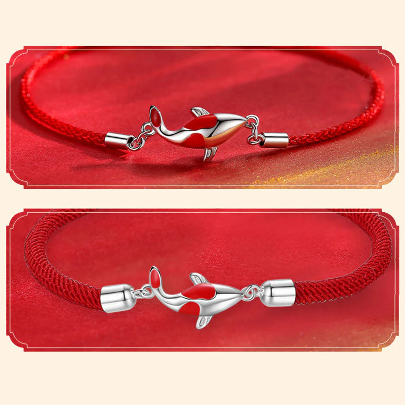 Couple's Koi Fish Bracelet for Luck Wealth & Protection - Image 11