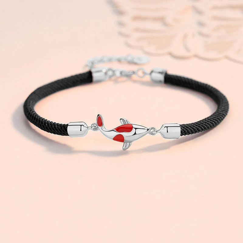 Couple's Koi Fish Bracelet for Luck Wealth & Protection - Image 5