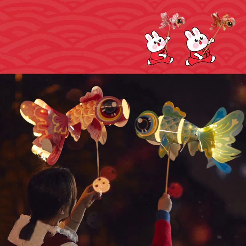 DIY Fortune Koi Fish Paper Lantern | Mid-Autumn Festival Decoration - Image 12