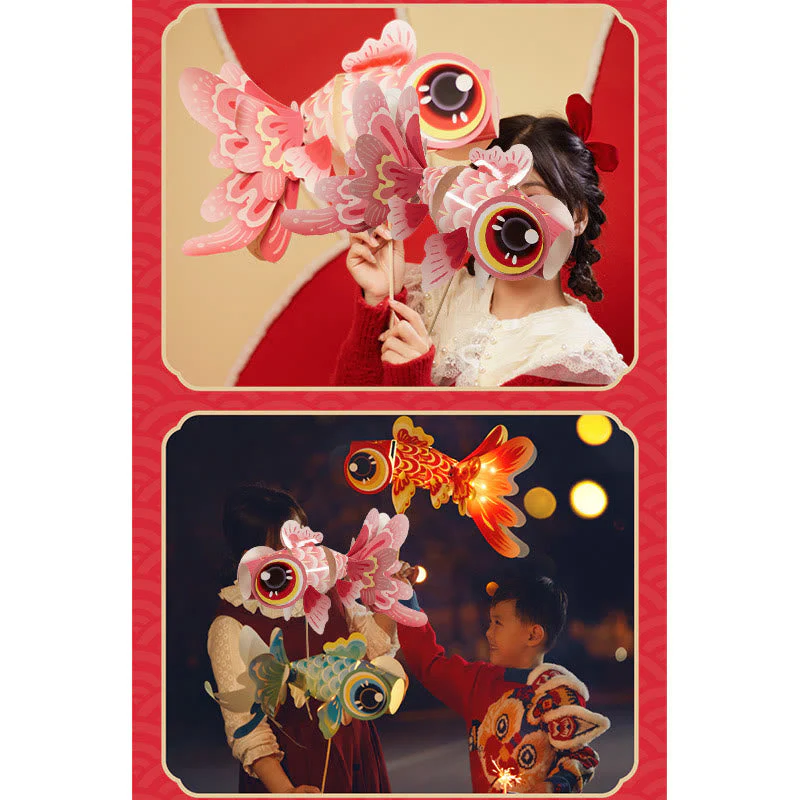DIY Fortune Koi Fish Paper Lantern | Mid-Autumn Festival Decoration - Image 15