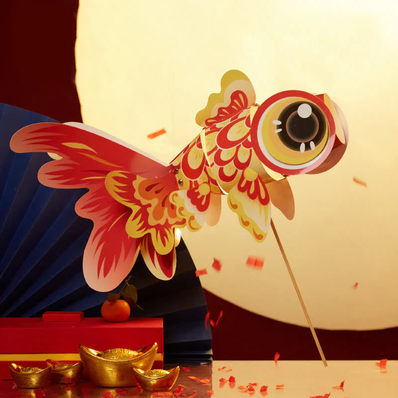 DIY Fortune Koi Fish Paper Lantern | Mid-Autumn Festival Decoration - Image 3