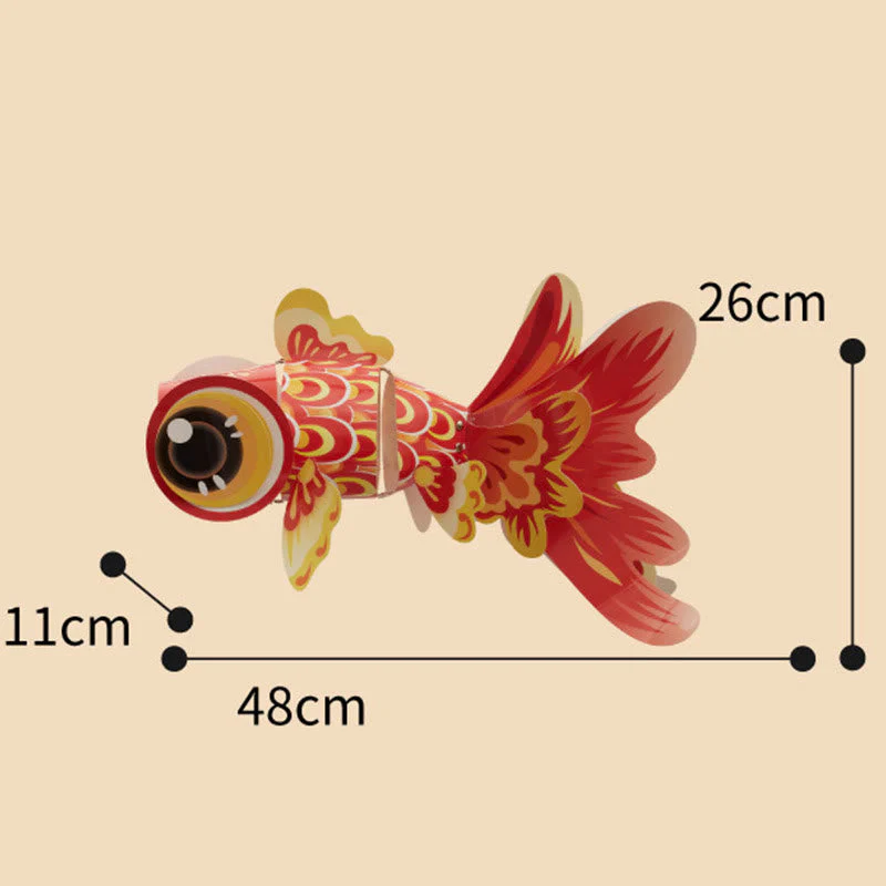 DIY Fortune Koi Fish Paper Lantern | Mid-Autumn Festival Decoration - Image 5