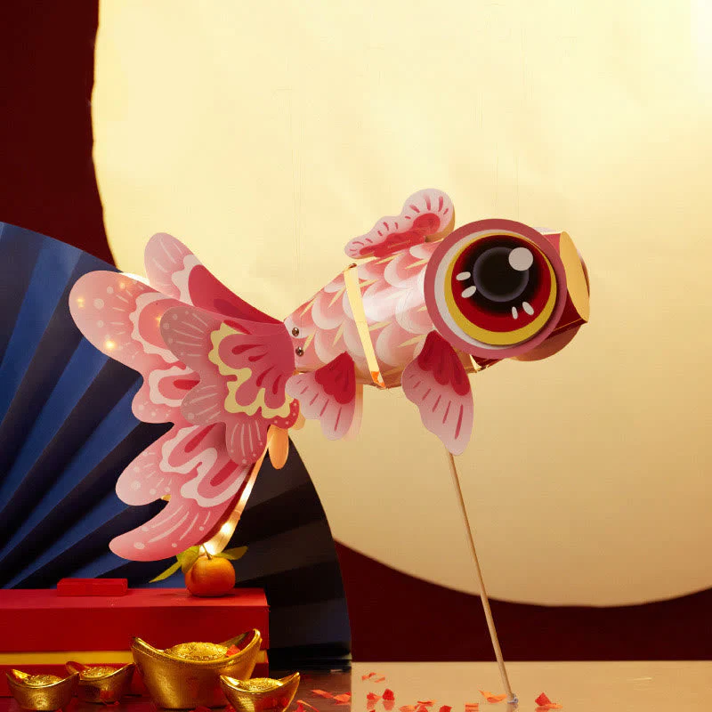 DIY Fortune Koi Fish Paper Lantern | Mid-Autumn Festival Decoration - Image 6