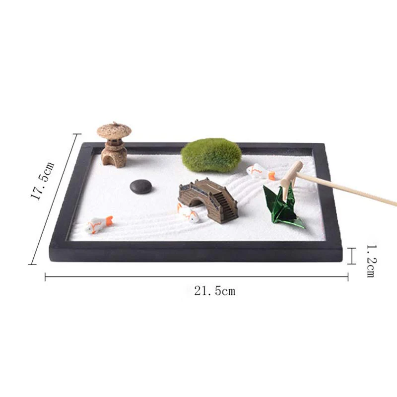 Koi Fish Zen Garden Decoration for Peaceful Meditation 21.5cm - Image 10