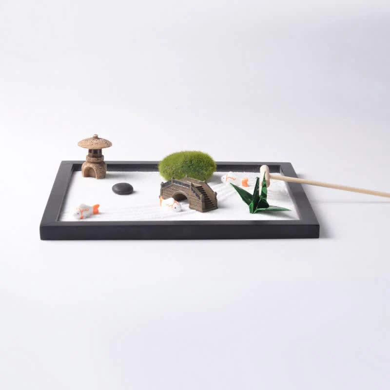 Koi Fish Zen Garden Decoration for Peaceful Meditation 21.5cm - Image 4