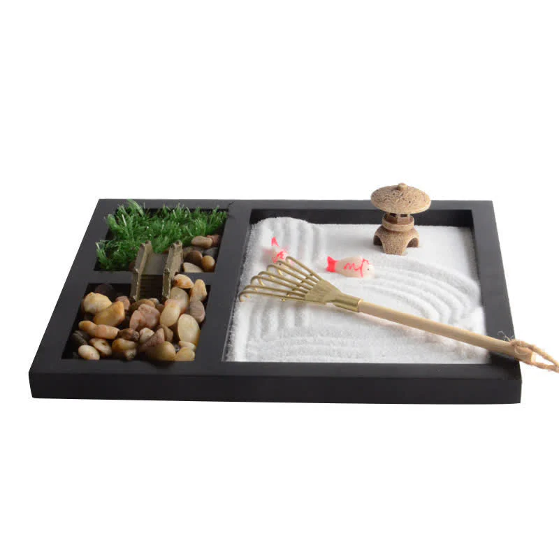 Koi Fish Zen Garden Decoration | Small Bridge for Calm - Image 7