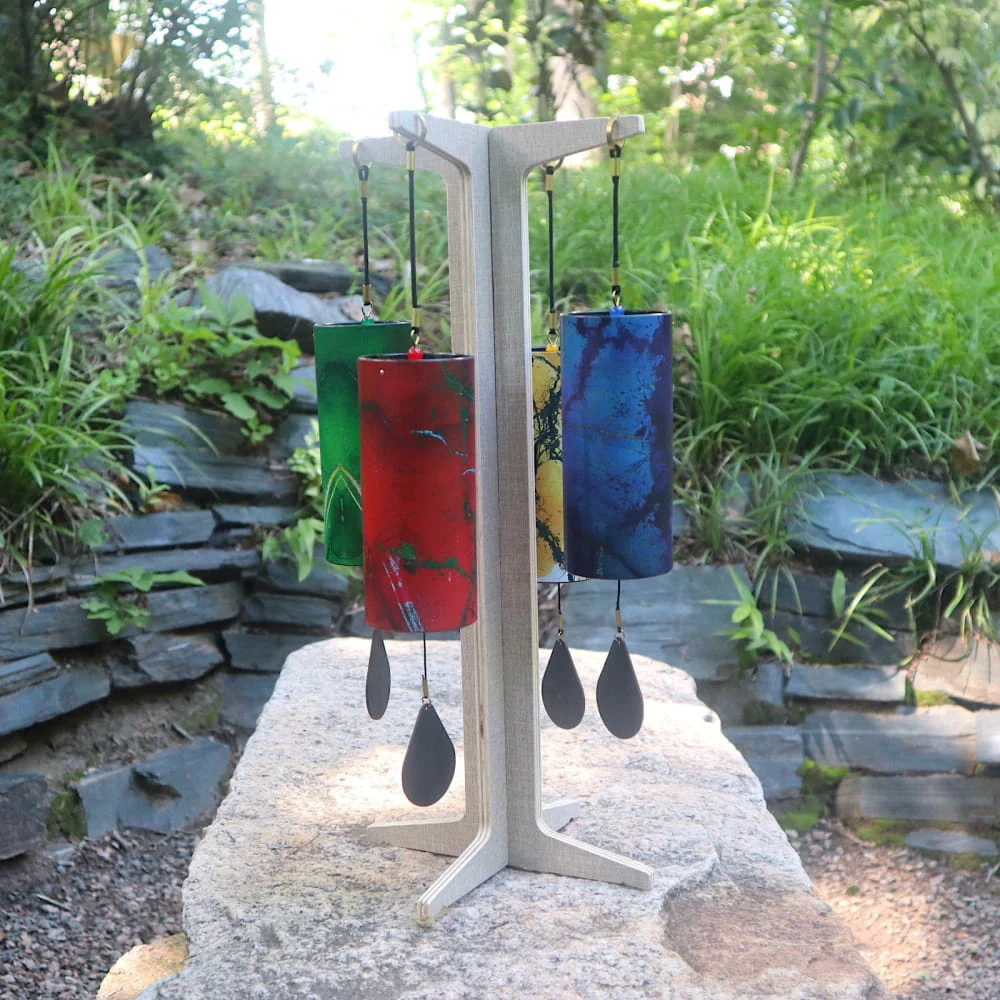 Colored Chord Chimes Set of 4 Elements - Terra Aqua Aria Ignis - Image 7