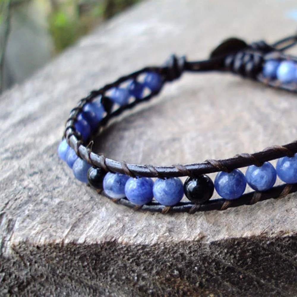 Kyanite Onyx Bracelet for Protection and Confidence - Image 5