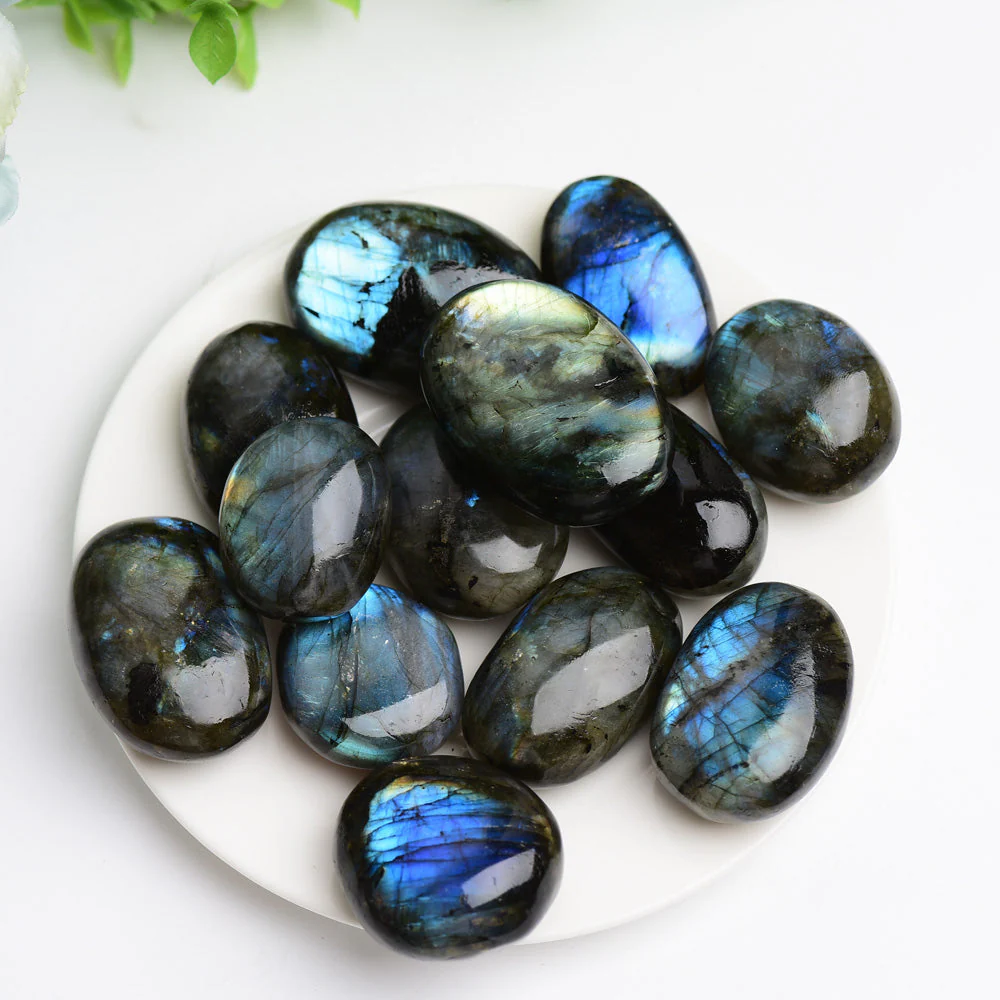 Labradorite 1.2-2.0 inch Palm Stone for Healing Meditation
