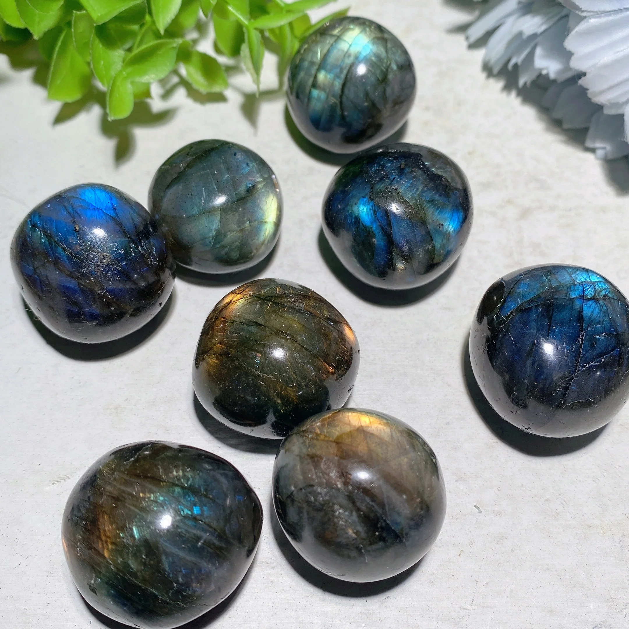 25-30mm Labradorite Healing Tumbled Stones Bag