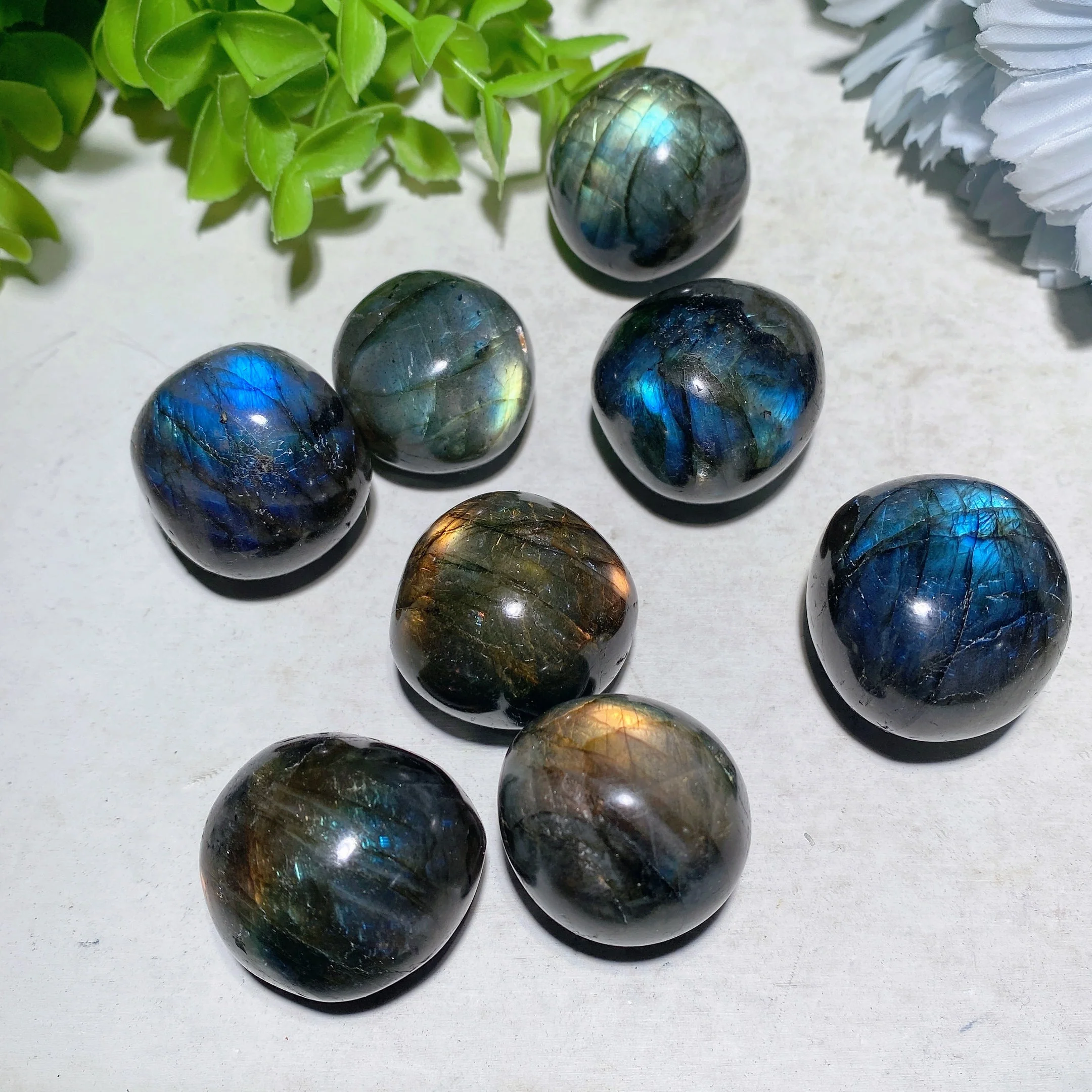 25-30mm Labradorite Healing Tumbled Stones Bag - Image 4