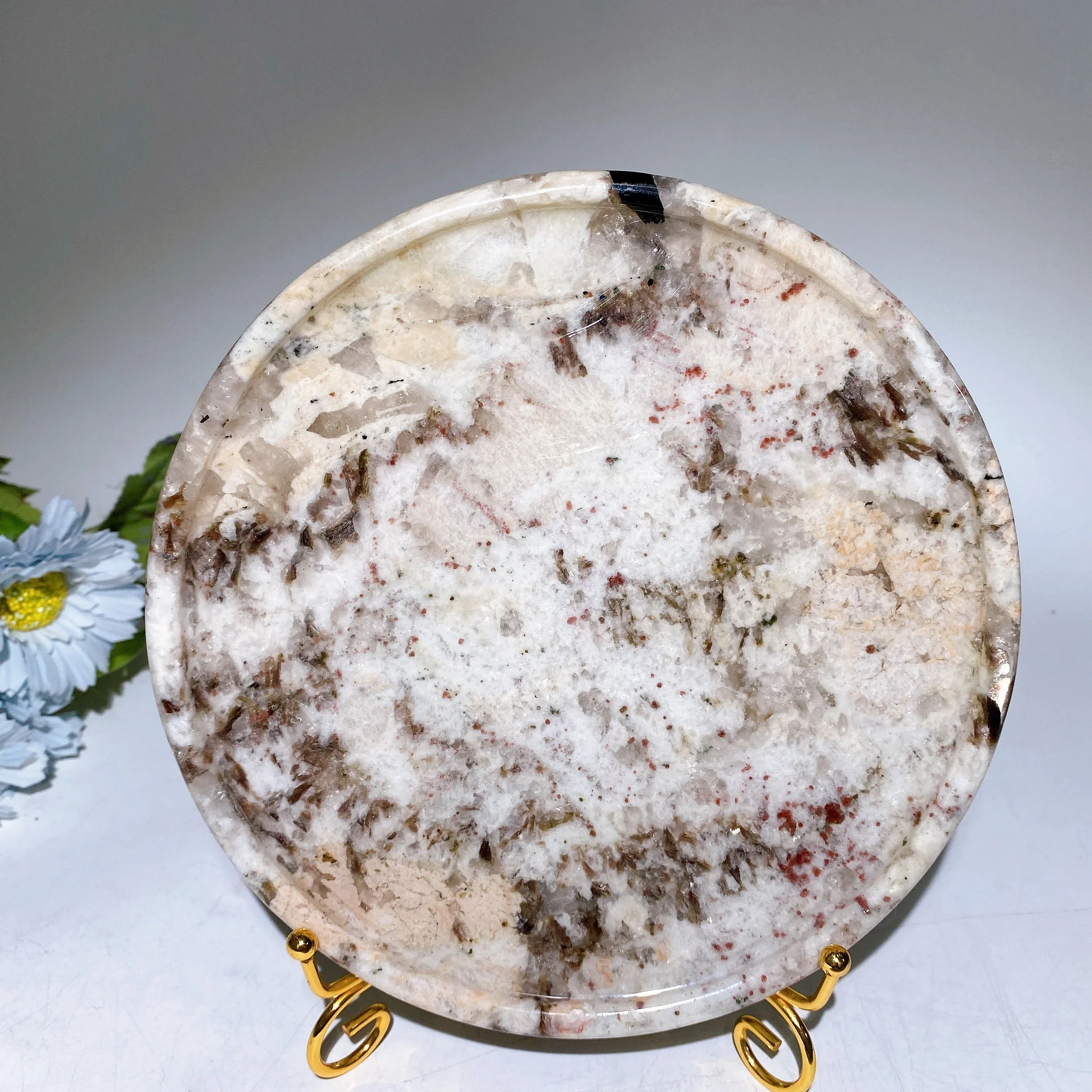 Labradorite & Astrophyllite Crystal Plate Carving 12-25 cm - Image 4