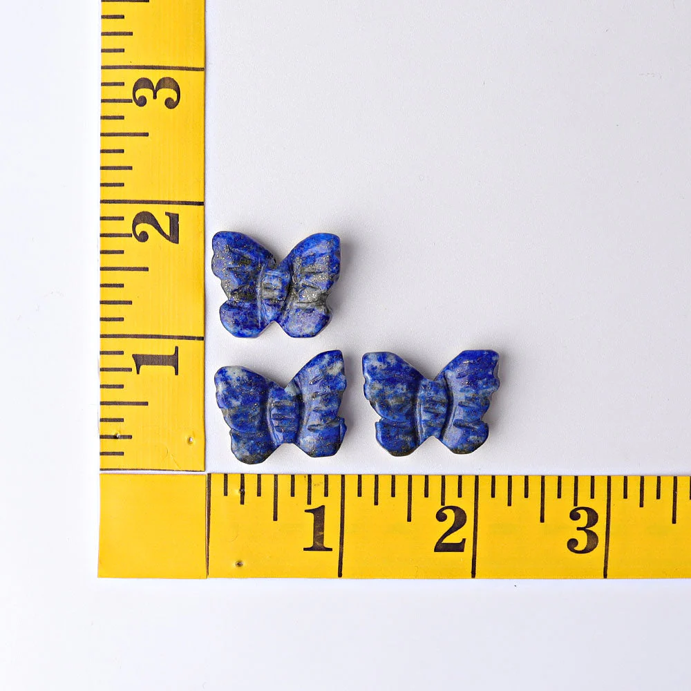 1 Inch Lapis Lazuli Mini Butterfly Crystal Carving - Image 8