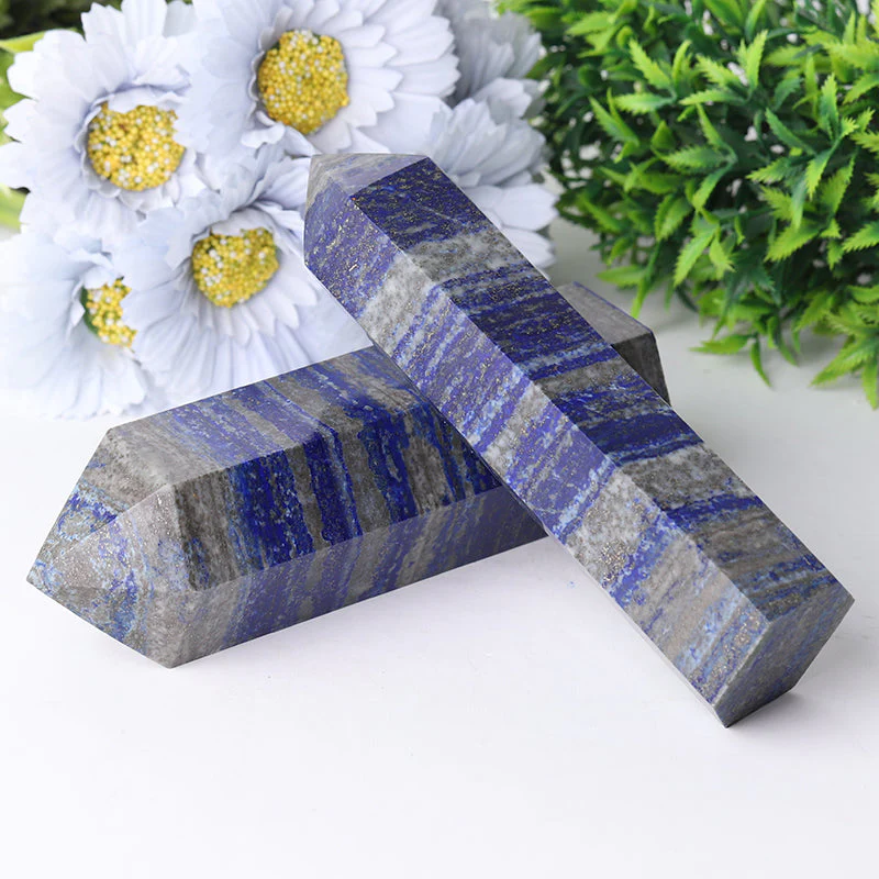 Lapis Lazuli Crystal Tower 5-9 Inch Healing Tower - Image 4
