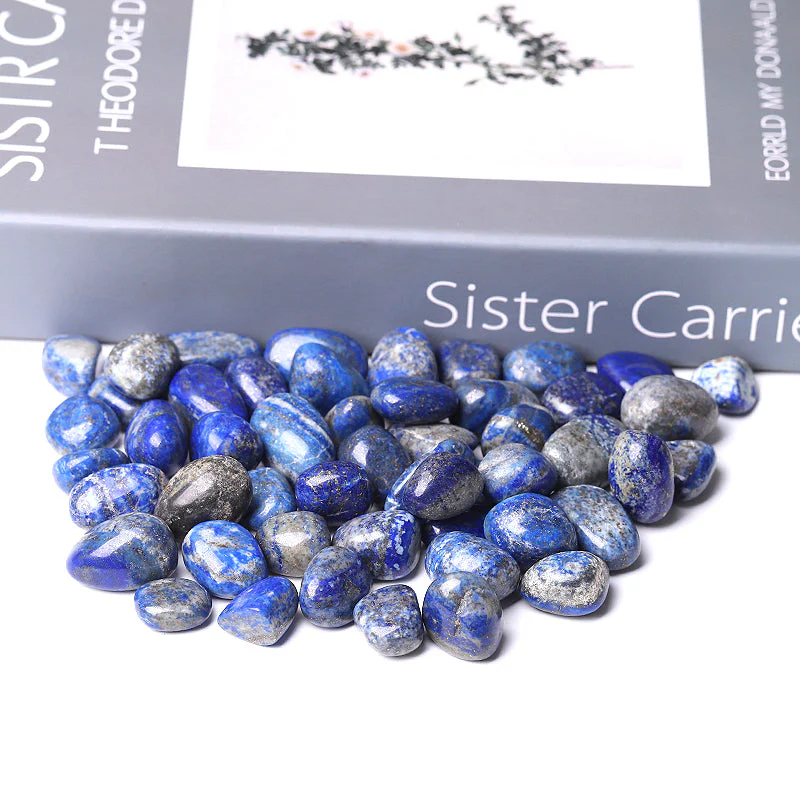 0.5kg Polished Lapis Lazuli Blue Tumbled Stones for Healing - Image 3