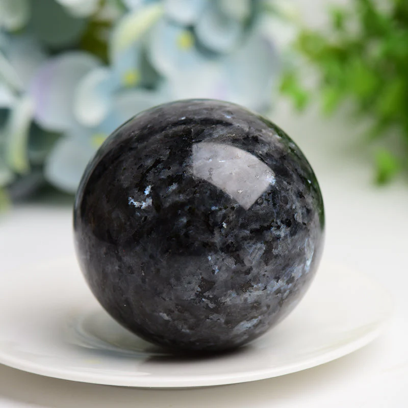 2.0-3.0 Inch Larvikite Crystal Sphere for Healing & Energy - Image 4