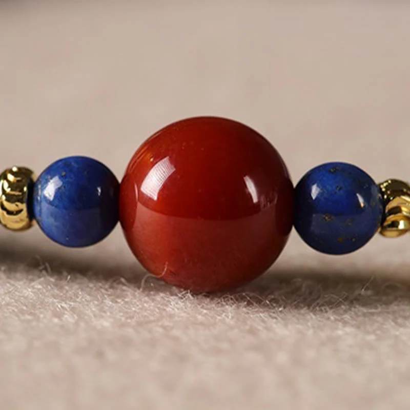 4mm Lazurite Bracelet for Meditation and Serenity - Image 12