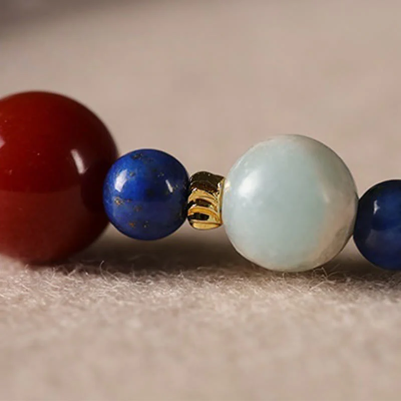 4mm Lazurite Bracelet for Meditation and Serenity - Image 13