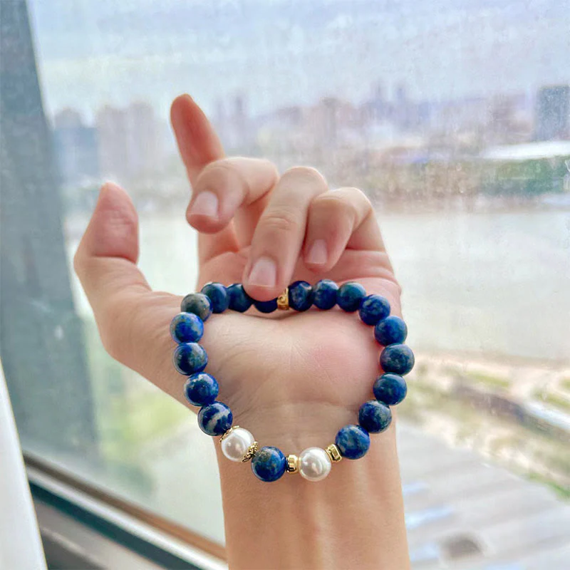 8mm Lazurite Bracelet - Serenity and Balance - Image 7