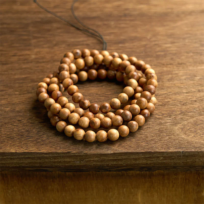 108 Beads Lightning Strike Peach Wood Protection Bracelet - Image 7