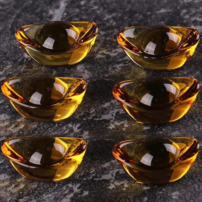 Handmade Liuli Crystal Treasure Bowl for Zen Home Decor - Image 14