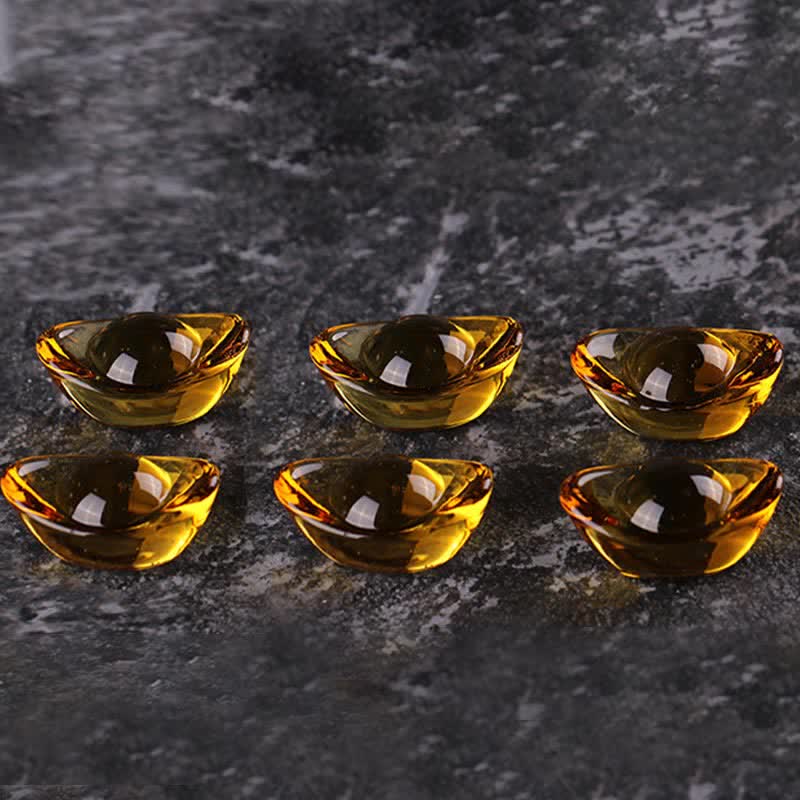Handmade Liuli Crystal Treasure Bowl for Zen Home Decor - Image 9