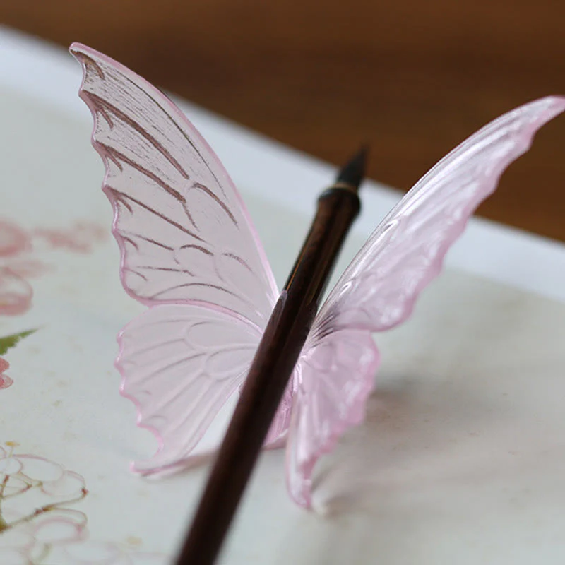 Liuli Glass Butterfly Incense Burner | Transformation & Peace - Image 3