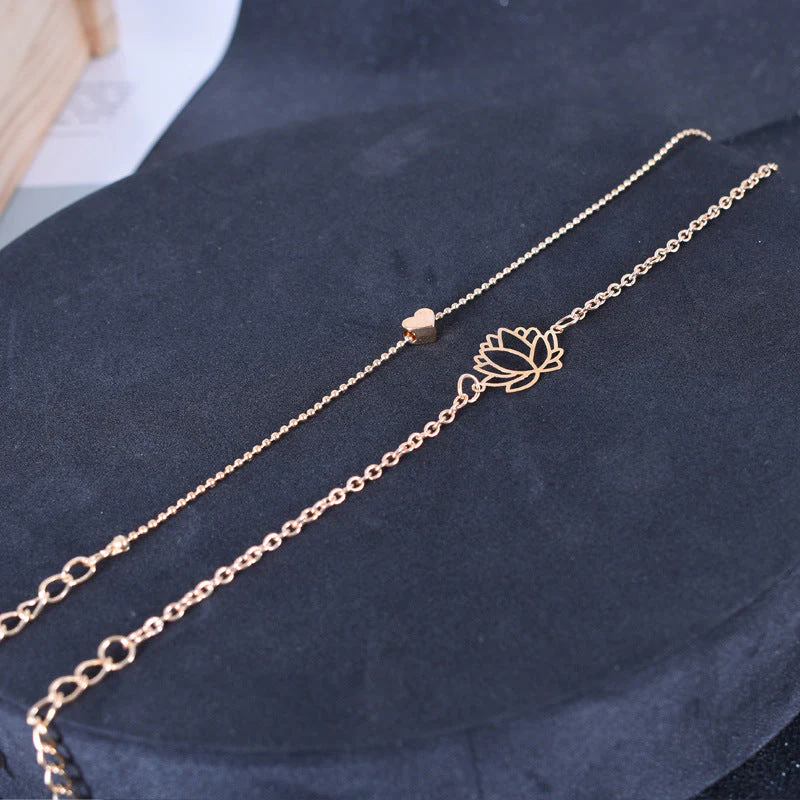 Adjustable Lotus Flower Lotus Bracelet for Enlightenment & Love - Image 4