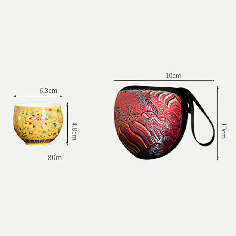 Ceramic Lotus Flower Pod Tea Cup 80ml for Meditation - Image 16