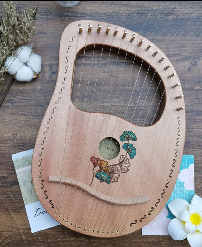 16-String Lyre Harp Instrument for Beginners - Image 2