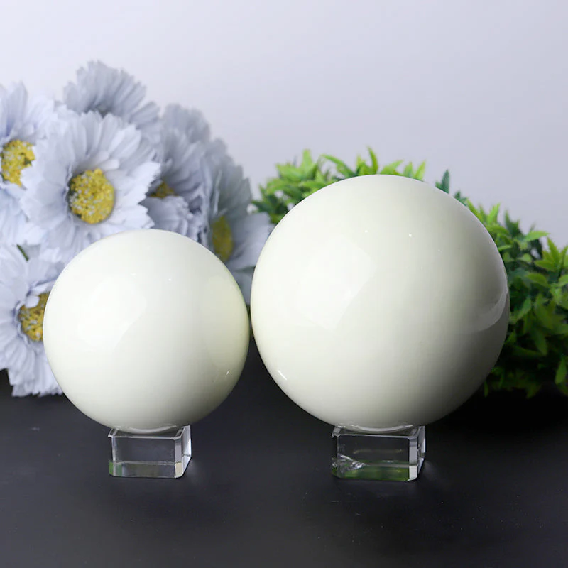 80mm Luminous Crystal Sphere for Healing and Energy Balance