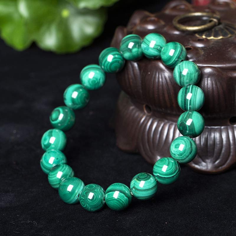 10mm Malachite Protection Bracelet for Calmness - Image 16
