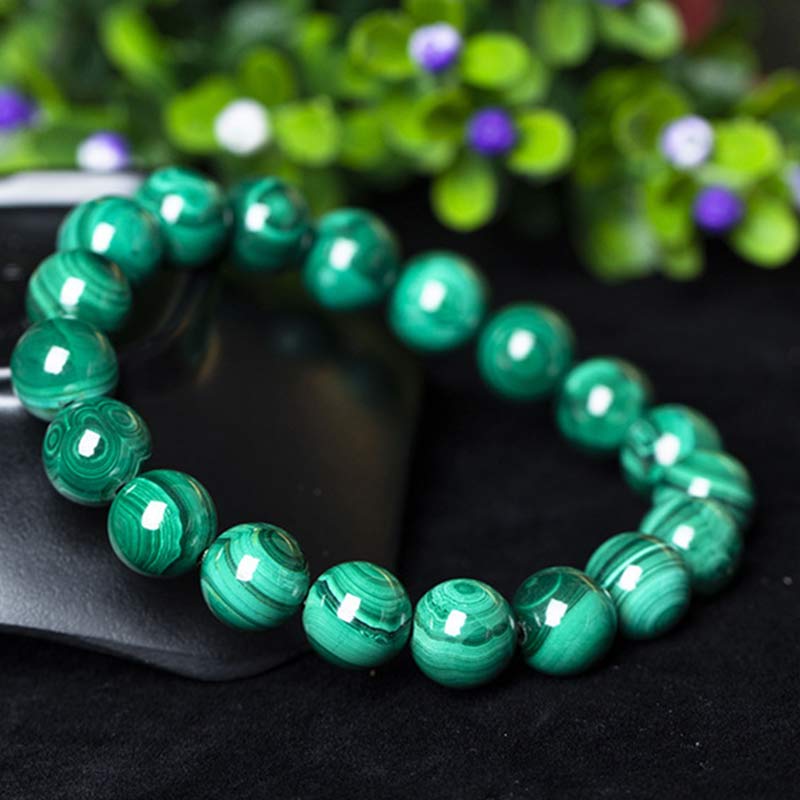 10mm Malachite Protection Bracelet for Calmness - Image 20
