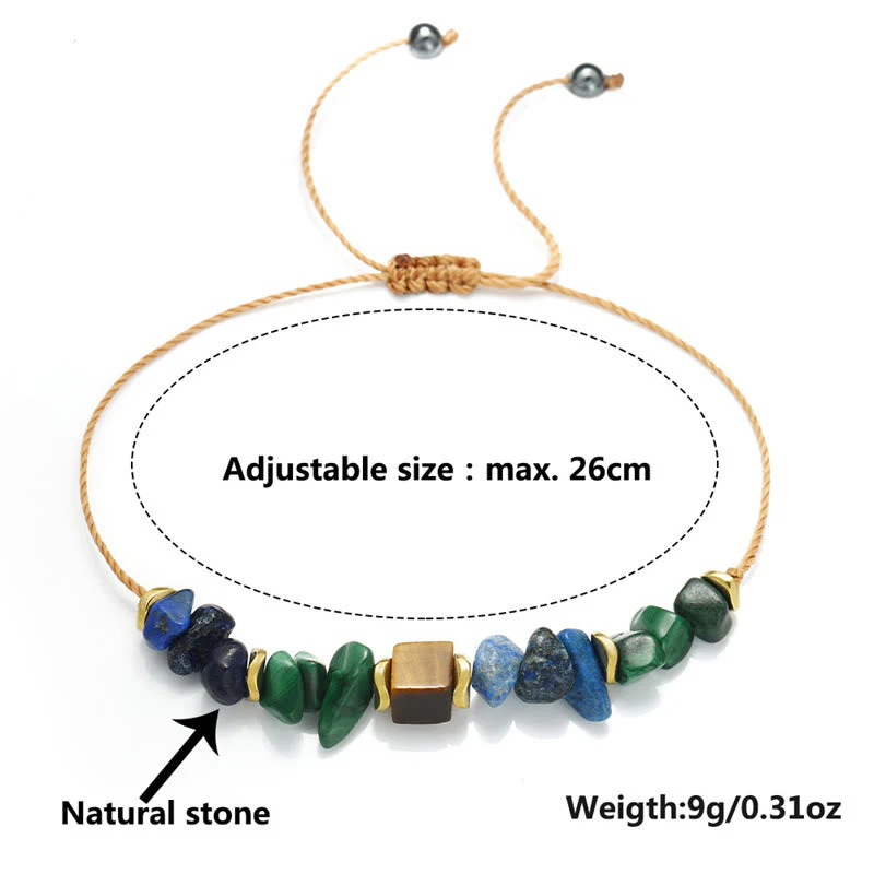Malachite & Tiger Eye Positive Vibes Bracelet - Image 7