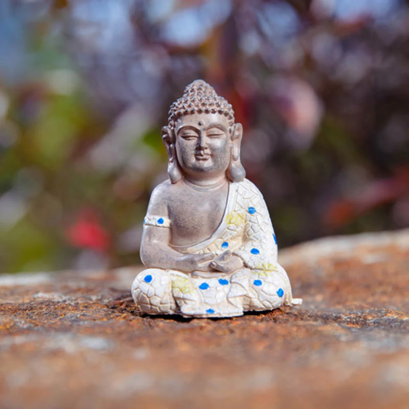 Meditating Zen Buddha Resin Statue for Serenity & Calm - Image 10