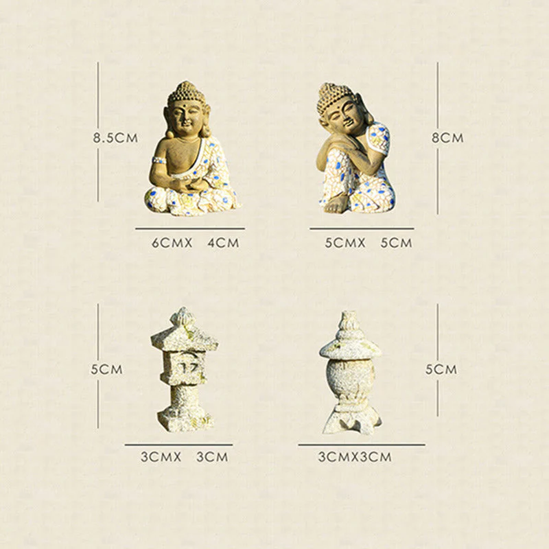 Meditating Zen Buddha Resin Statue for Serenity & Calm - Image 23