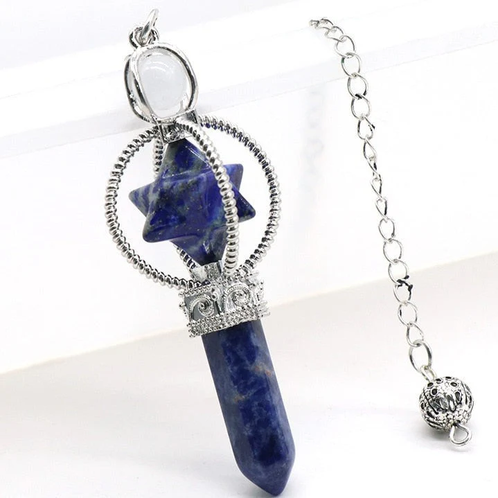 Merkaba Crystal Pendulum for Divination and Dowsing - Image 10