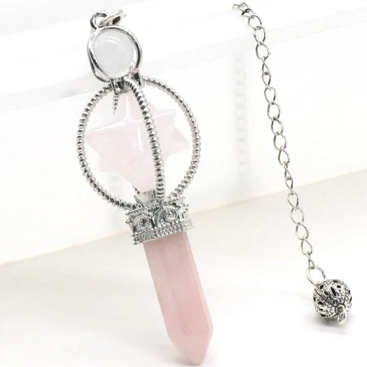 Merkaba Crystal Pendulum for Divination and Dowsing - Image 12