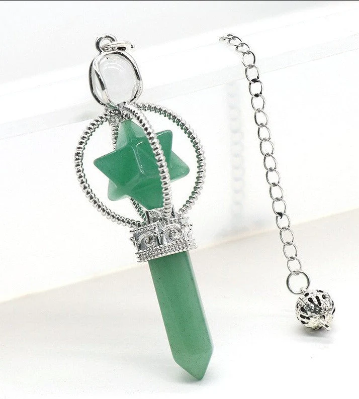 Merkaba Crystal Pendulum for Divination and Dowsing - Image 4