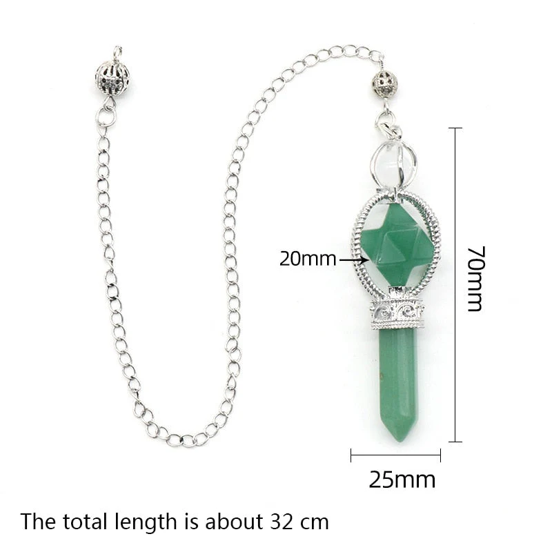 Merkaba Crystal Pendulum for Divination and Dowsing - Image 6