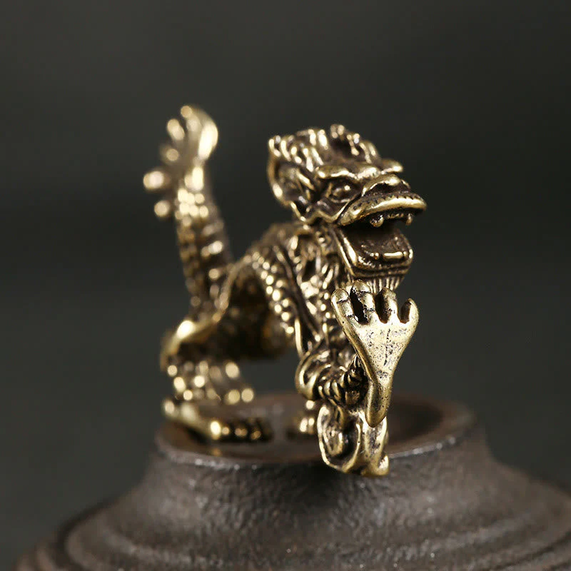 Mini Brass Dragon Home Decoration | Luck & Protection - Image 4