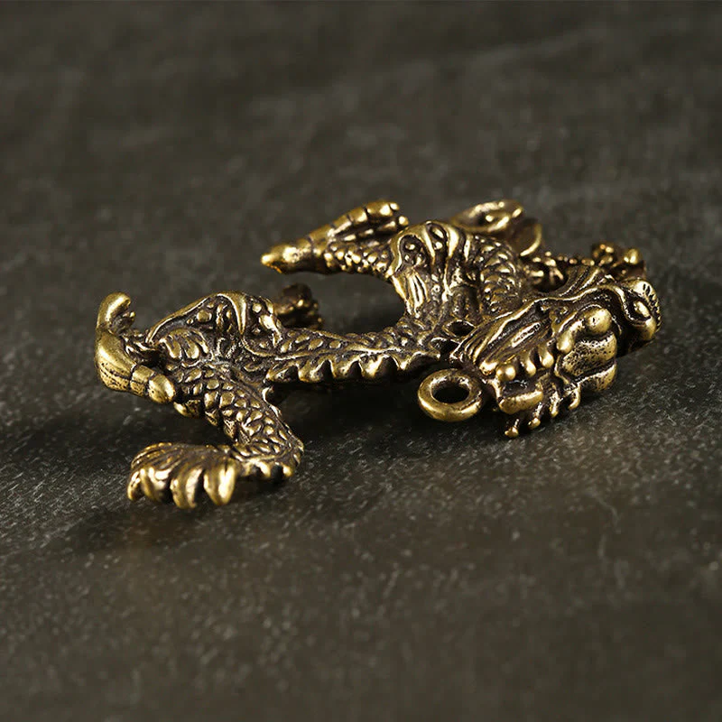 Mini Brass Dragon Home Decoration | Luck & Protection - Image 8