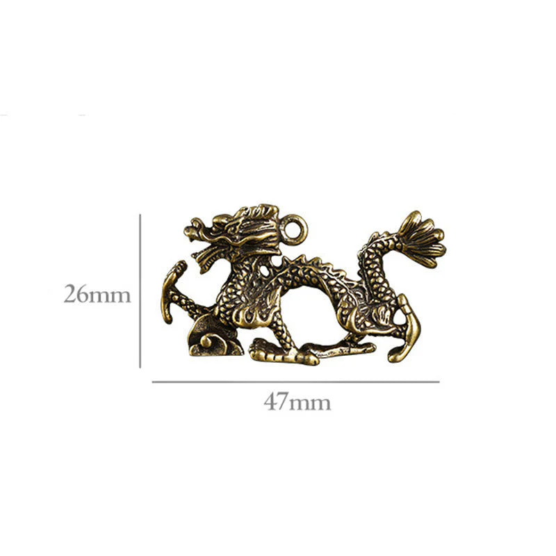 Mini Brass Dragon Home Decoration | Luck & Protection - Image 9