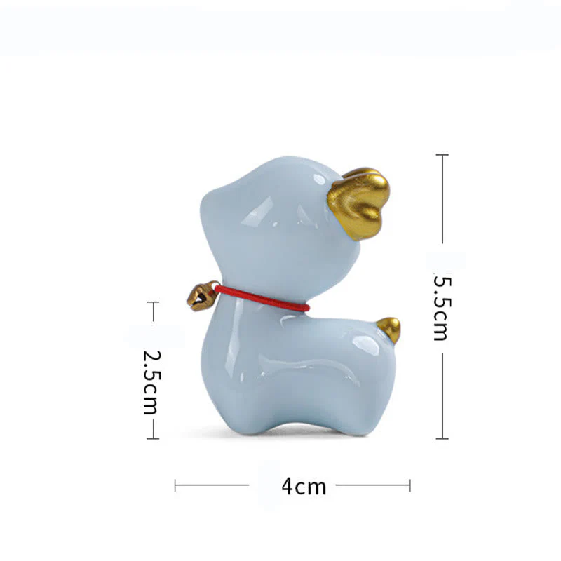 Mini Ceramic Deer Tea Pet Figurine for Spiritual Decor - Image 19