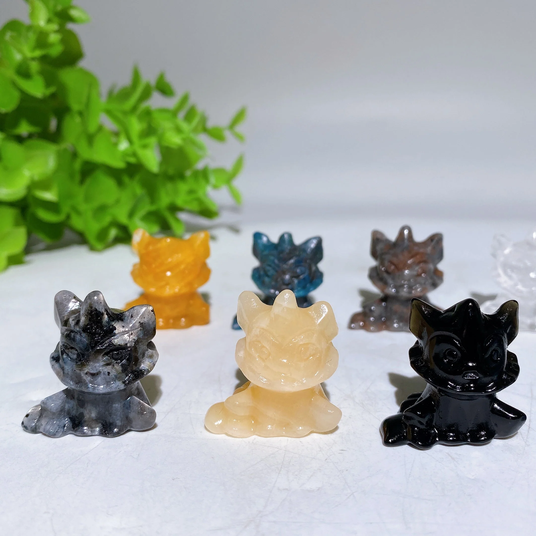 1.2-Inch Mini Crystal Figurine Carvings for Healing Energy - Image 2