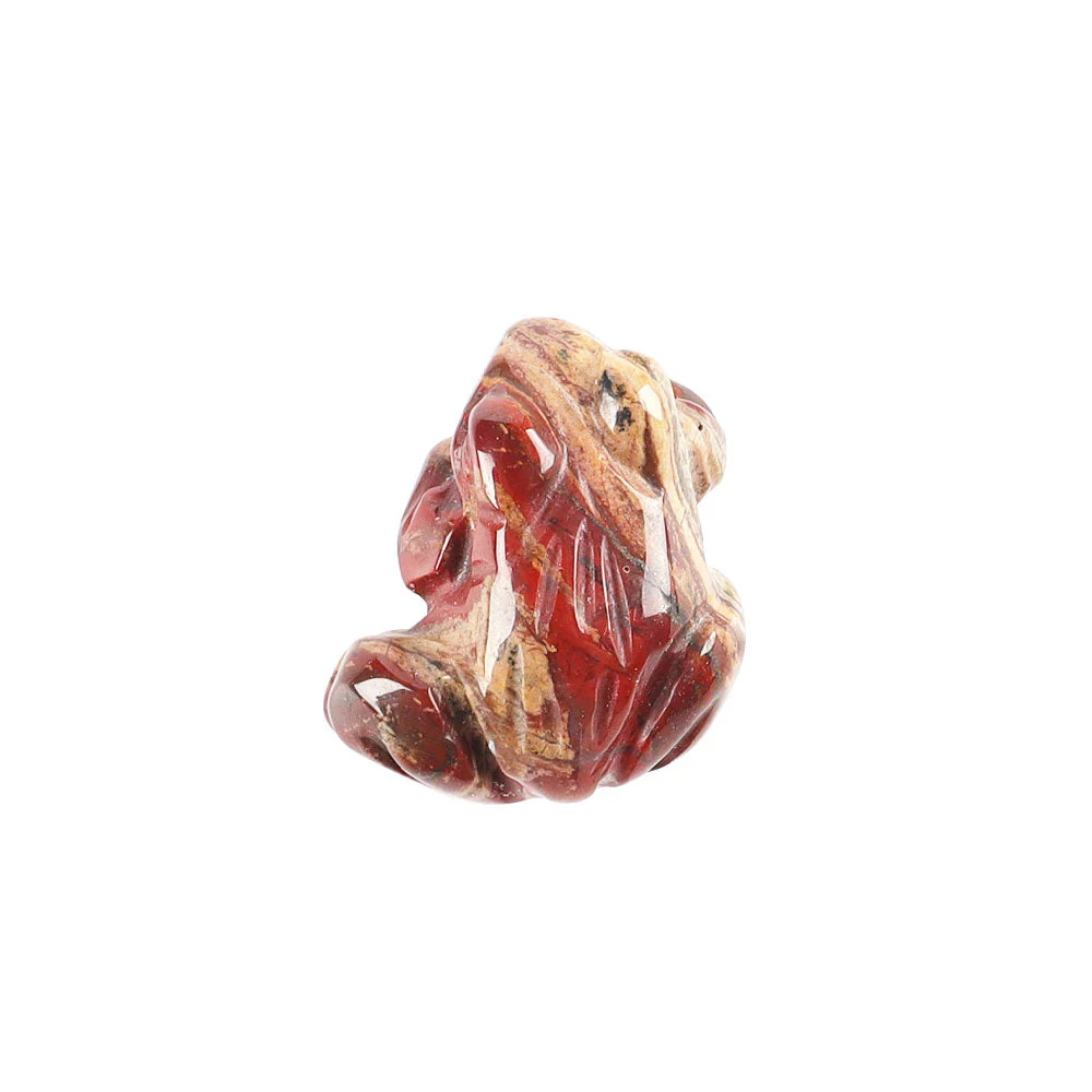 Mini Crystal Frog Carvings 1 inch Healing Figurines - Image 5