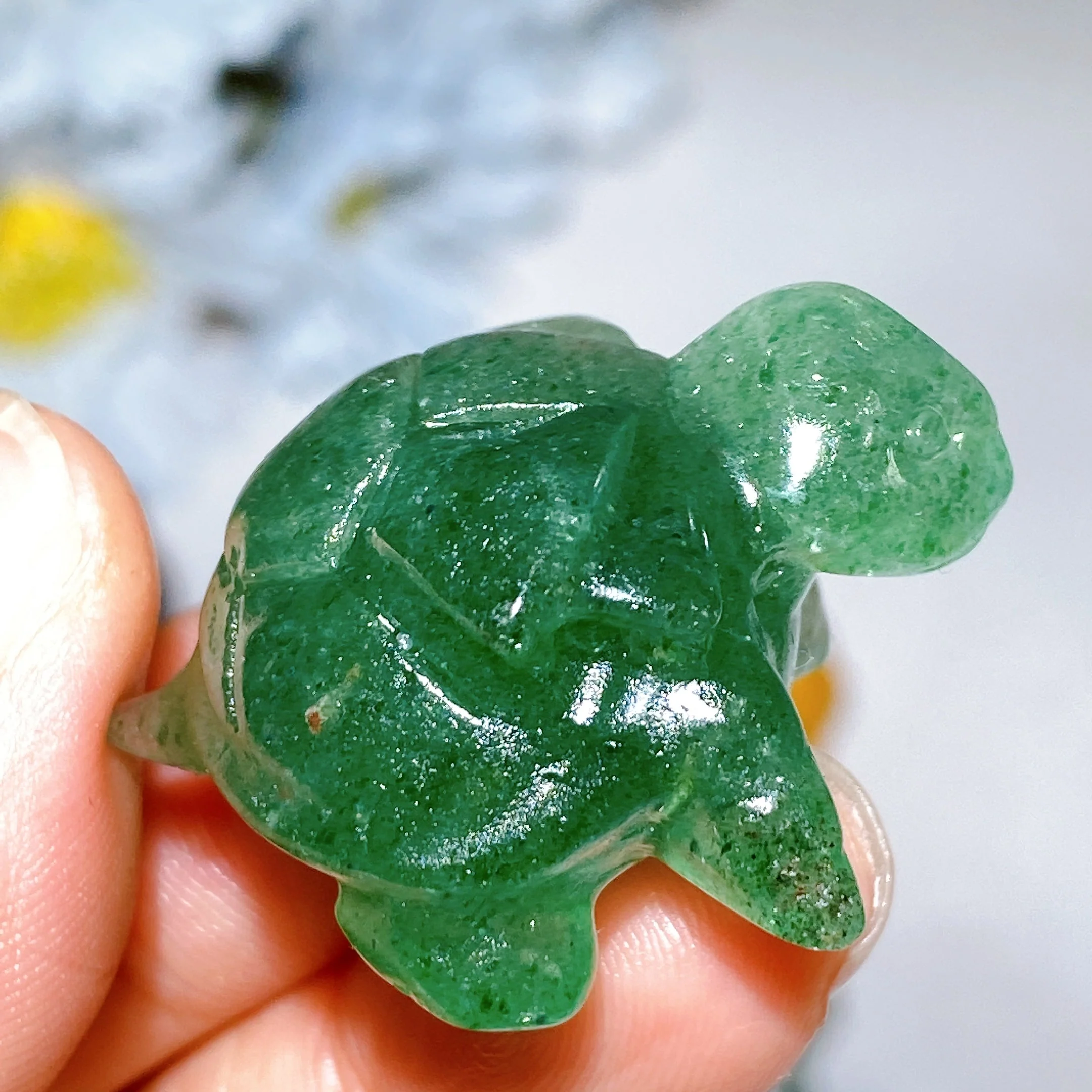 1.2 Inch Mini Crystal Turtle Carving Figurine for Healing - Image 5