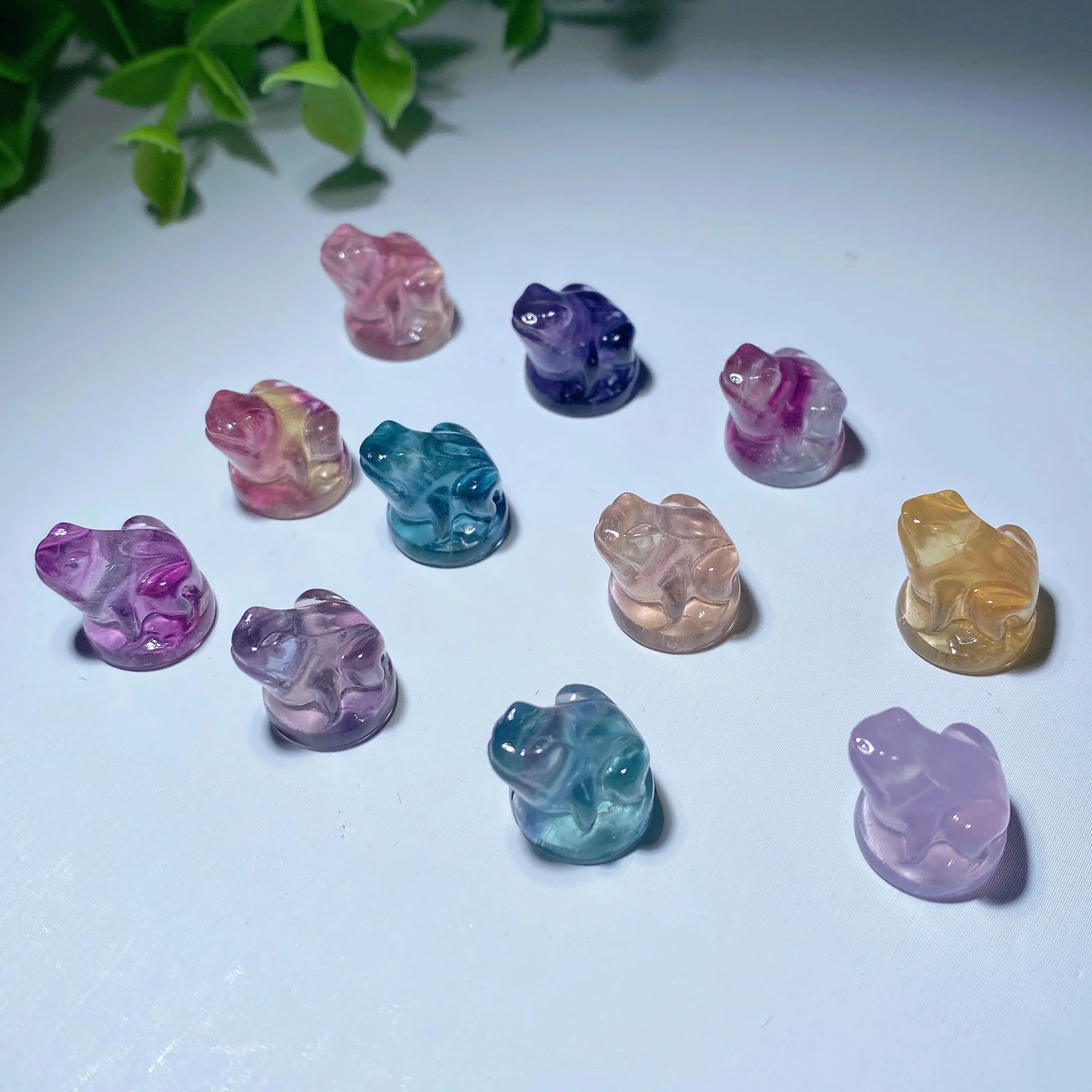 Mini Fluorite Crystal Animal Carvings 12-20mm for Healing - Image 6