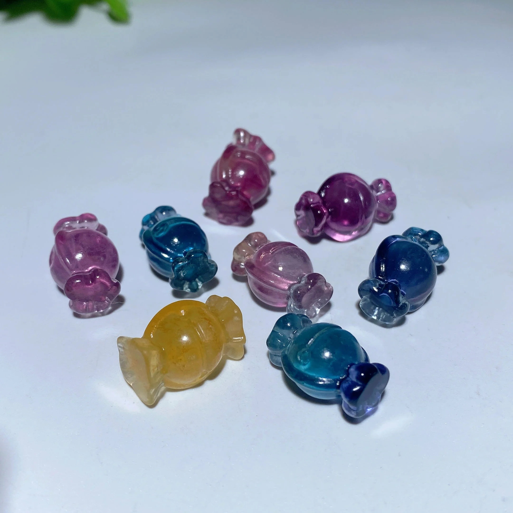 15-20mm Mini Fluorite Crystal Figurines for Healing Display - Image 10