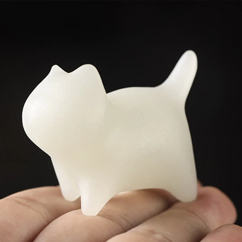 Mini Glowstone Cat Decoration - Luminous Lucky Zen Decor - Image 6